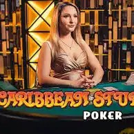Caribbean Stud Poker logo by Evolution 1Redbet