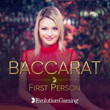 Enjoy First Person Baccarat by Evolution – logo hosted on 1redbetargentina.casino