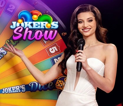 Live Dealer logo of Joker’s Show from Skywind Group at 1Redbet