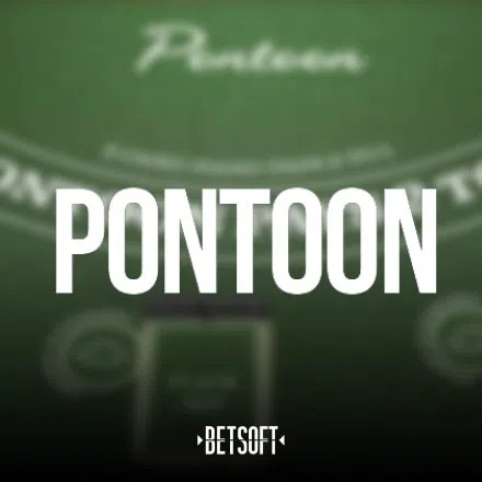 Pontoon online game logo by Betsoft Gaming on 1redbetargentina.casino