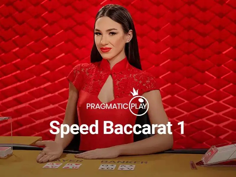 Speed Baccarat casino game by Atmosfera – featured logo at 1Redbet